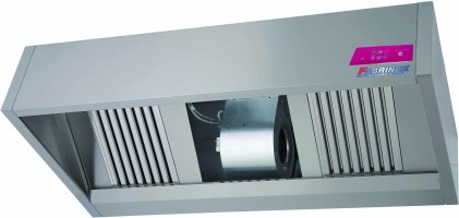COMPLETE LUXURY WITH INTEGRATED MOTOR, DIMMER AND LED SPOTLIGHTS   HOOD