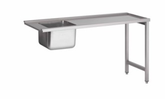 ECO DW INLET/OUTLET TABLE WITHOUT UNDERSHELF