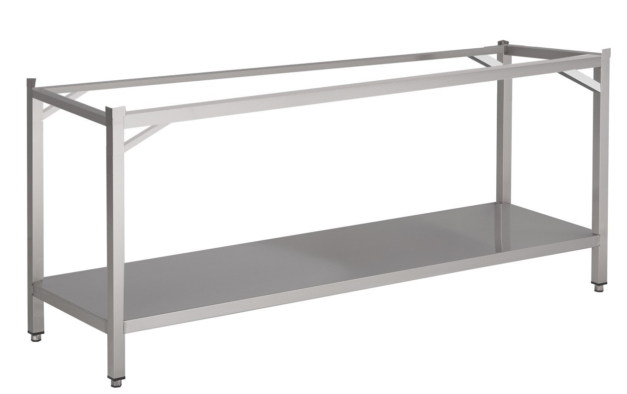 REINFORCED TABLE  SUPPORT WITHOUT TOP + 1 UNDERSHELF